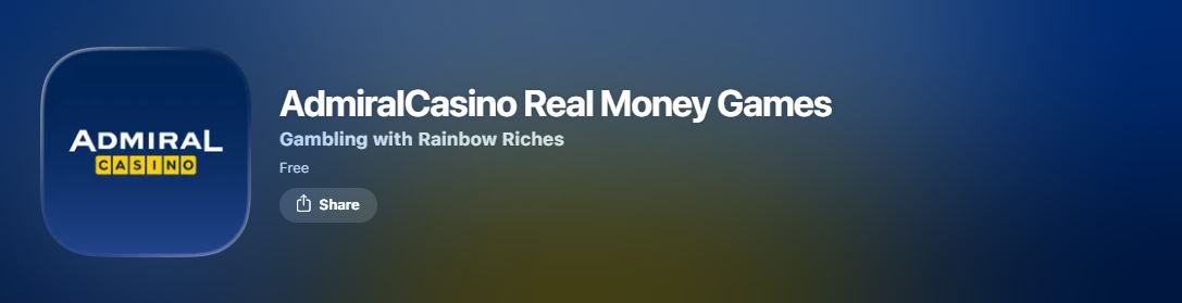 Lade mobile Admiral Casino App für iOS herunter