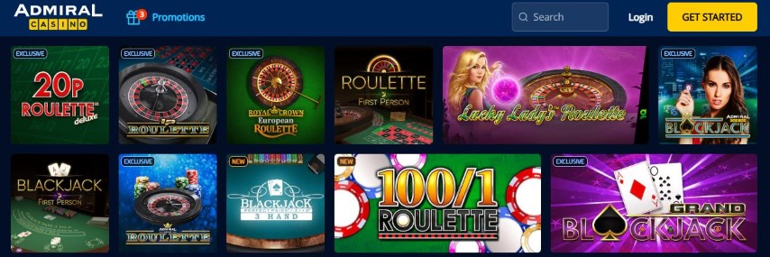 Spiele exklusive Roulette und Blackjack Varianten online
